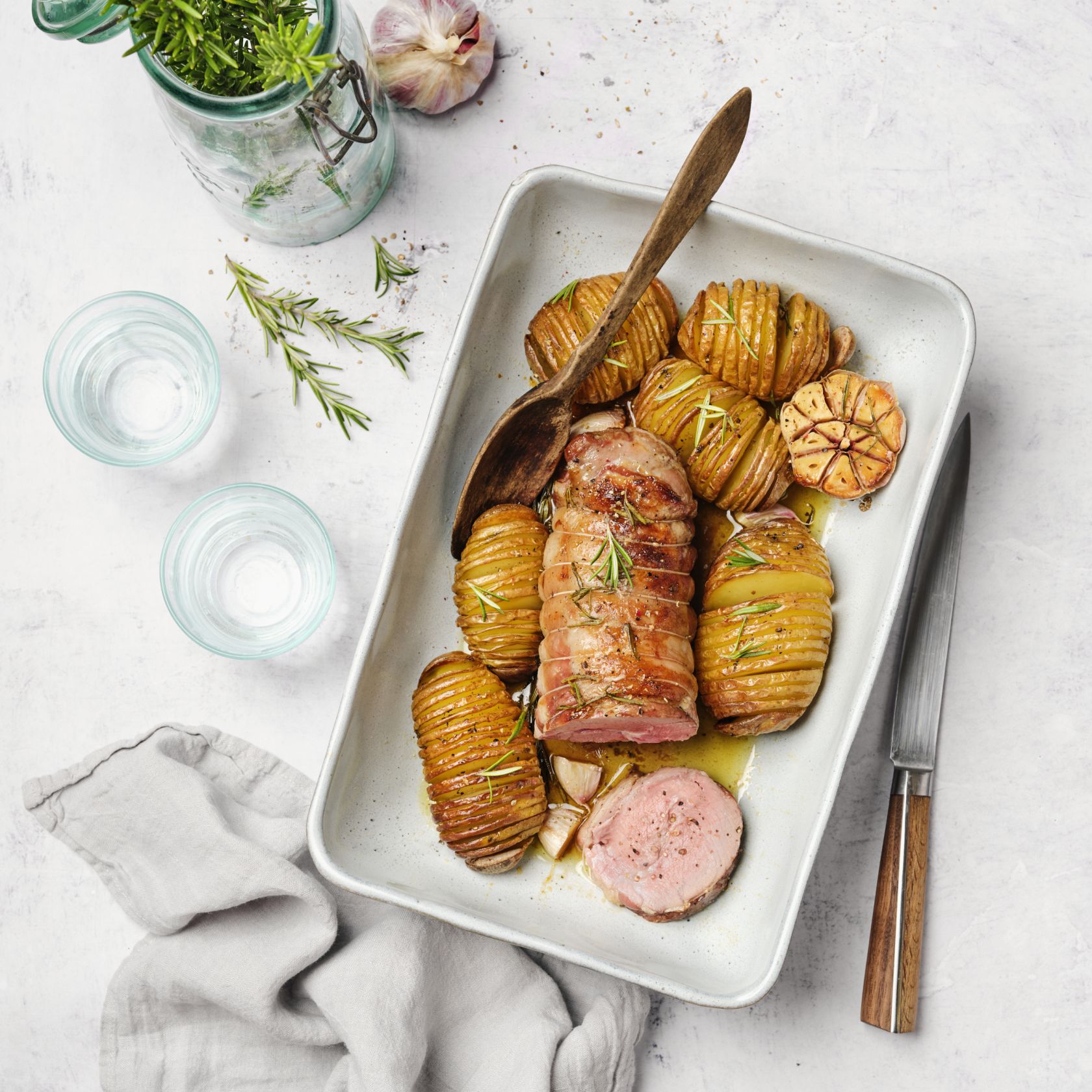 Rôti d’agneau au miel et romarin - J'adore l'agneau